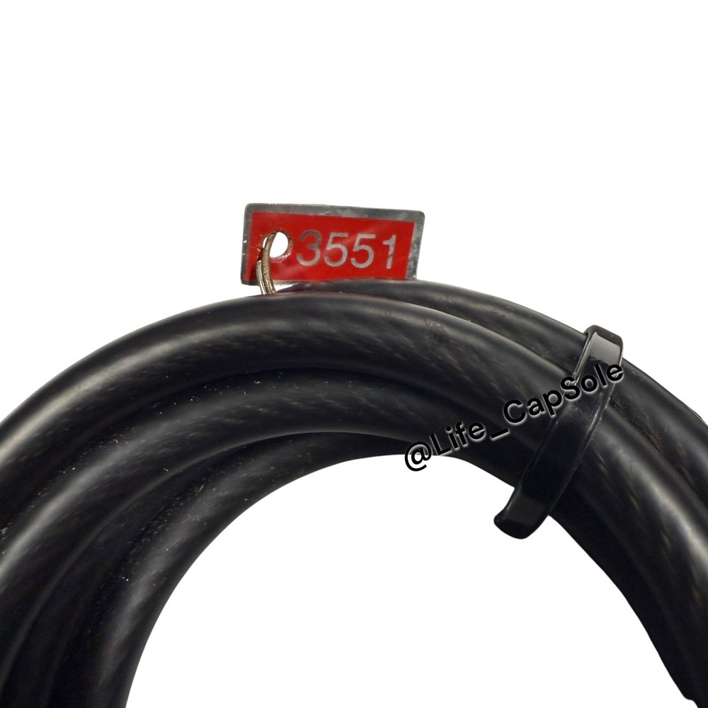 BELL Bicycle Combination Cable Lock 8mm x 5' Protective‎ Cover Bike Lock D17 - Picture 2 of 6